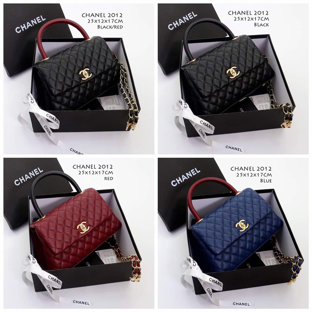 Jual GROSIR TAS MURAH Tas Chanel Coco Top Handle Semprem Box 2012