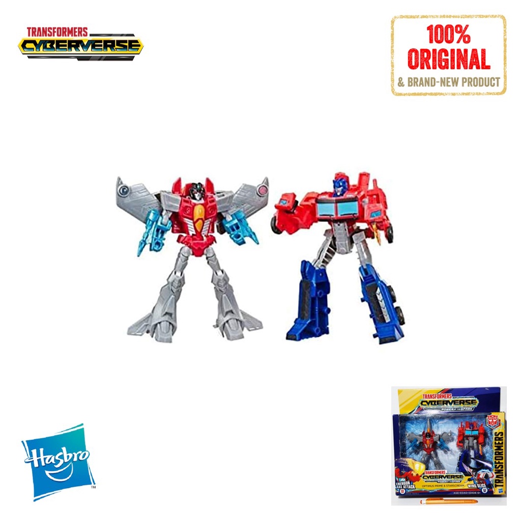 Transformers Toys Cyberverse Action Attackers Scout Class Optimus Prime Figura De Acción