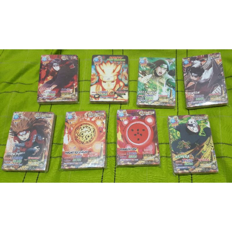 Jual Mainan Kartu Naruto Konami -+20 atau 30 Lembar Sesuai Gambar Baca