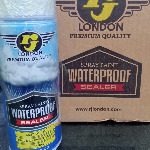 Jual Spray Paint WATERPROOF SEALER Grey RJ London Cat Semprot Pelapis ...