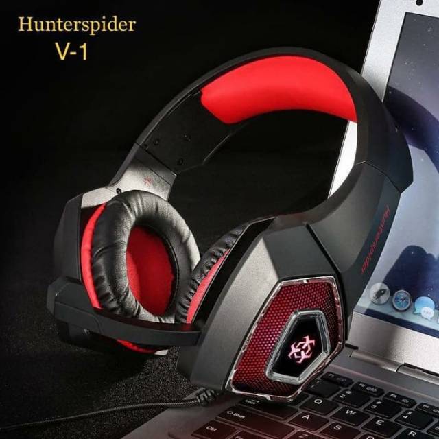 Jual Headset Gaming Hunterspider V1 Super Bass Headphone Gamer Pro