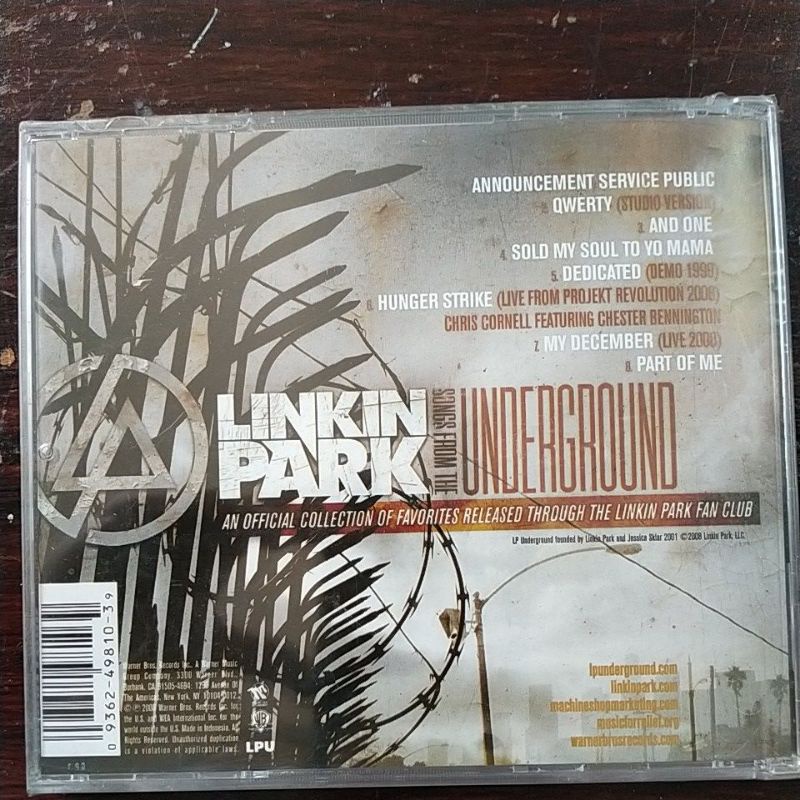 LINKIN PARK UNDERGROUND 14 (LPU14) CD