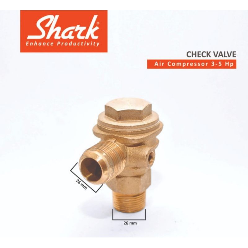 Jual Check Valve Kompresor Shark Hp Check Valve Kompresor Angin