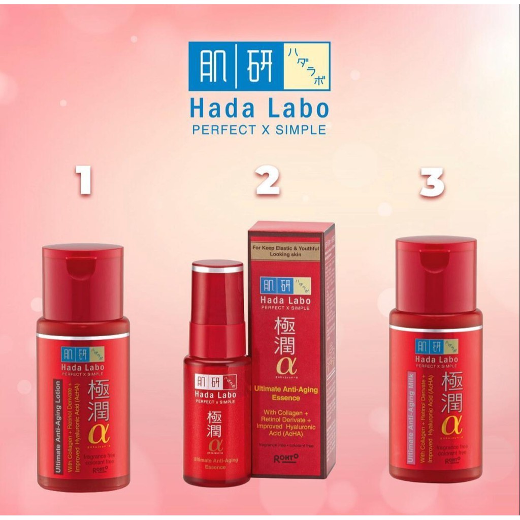 Jual HADA LABO Gokujyun Alpha SERIES / ALPA / ANTI AGING SERIES ...