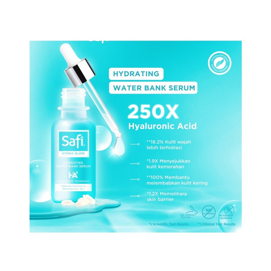 Jual Safi Hydra Glow Hydra Water Bank Serum Ml Shopee Indonesia