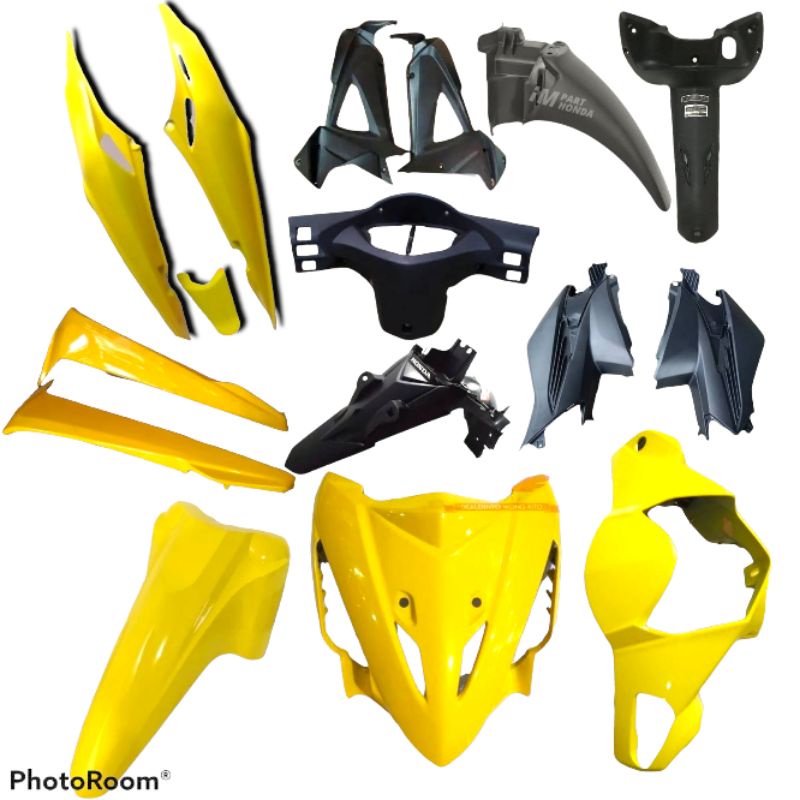 Jual Full Bodi Honda Revo Lama Warna Kuning Tahun 2008 | Shopee Indonesia