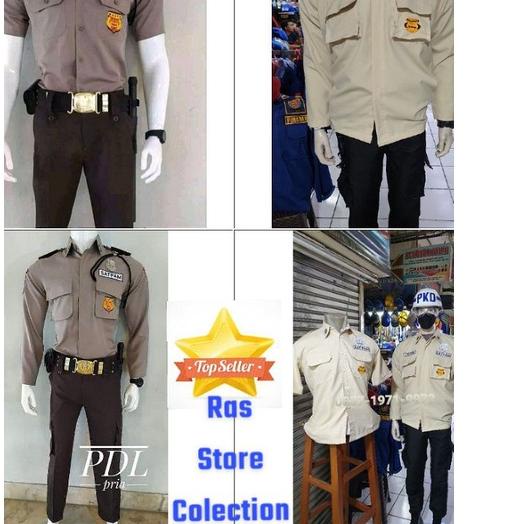 Jual Seragam Satpam Coklat Seragam Security Cream Dinas Harian Seragam Security Pdl Seragam Pdh