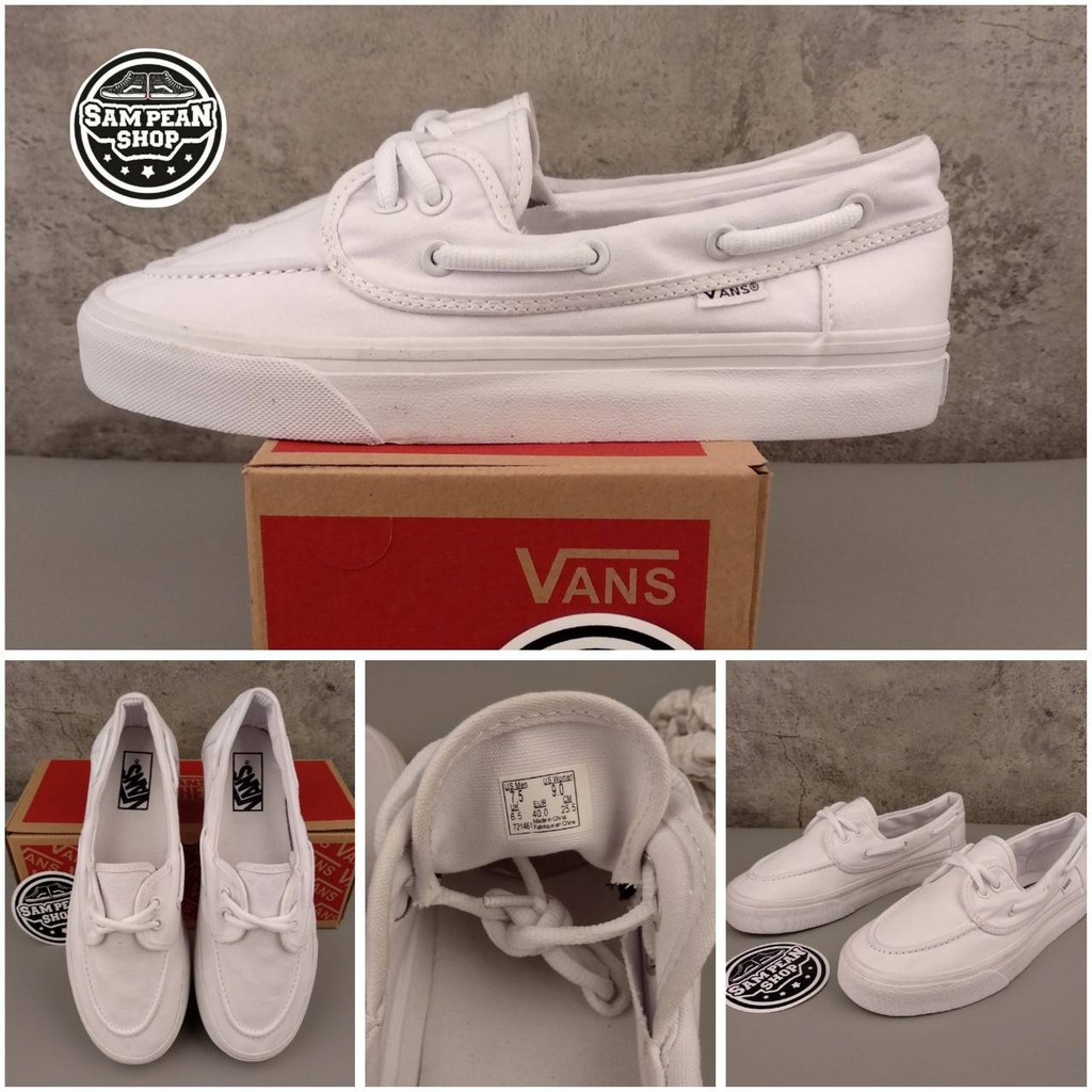 Vans zapato white sale