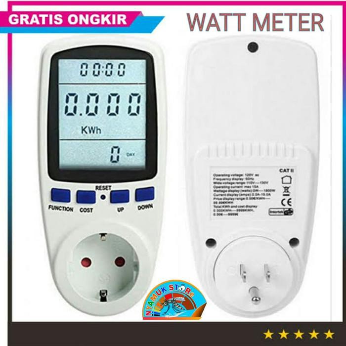 Jual WATT METER AC KWH Voltmeter Pengukur Power Daya Listrik Ukur Biaya
