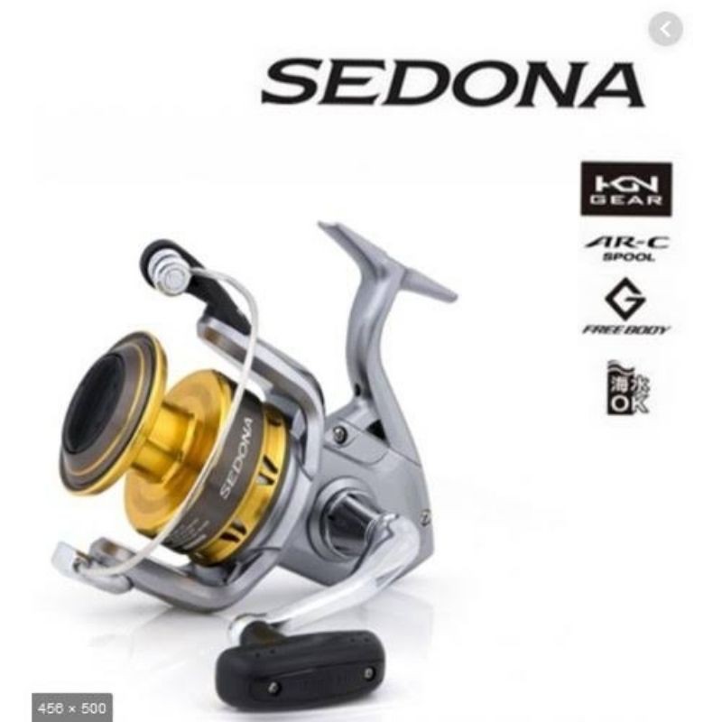 harga reel shimano sedona 8000 Spinning 17 Gear Ratio 4.9:1 Fishing Reel IN The redesigned rotor is now lighter Shimano Fishing Sedona 8000 Fi