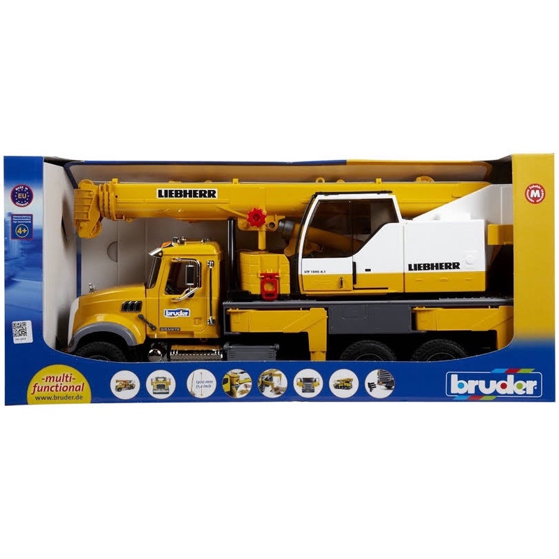 Jual bruder 2818 toys mack granite liebherr crane truck Shopee Indonesia