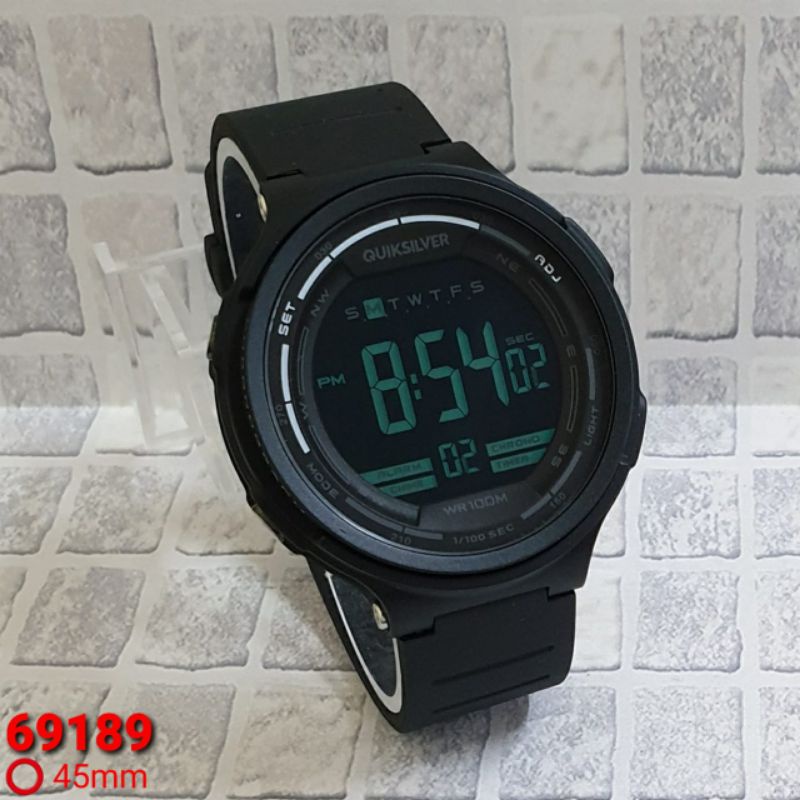 Jual jam tangan pria Quiksilver derajat digital SL3906 rubber diameter