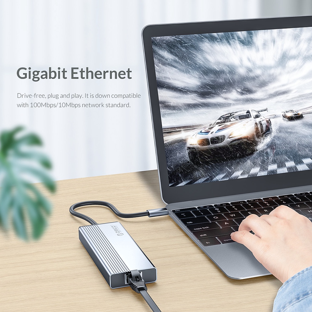 Jual Type C Hub ORICO 5 in 1 USB 3.0 HDMI Power Display Multifungsi ...
