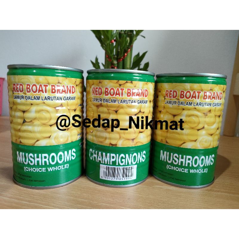 Jual Jamur Dalam Larutan Garam Mushrooms Red Boat Brand Jamur Kaleng