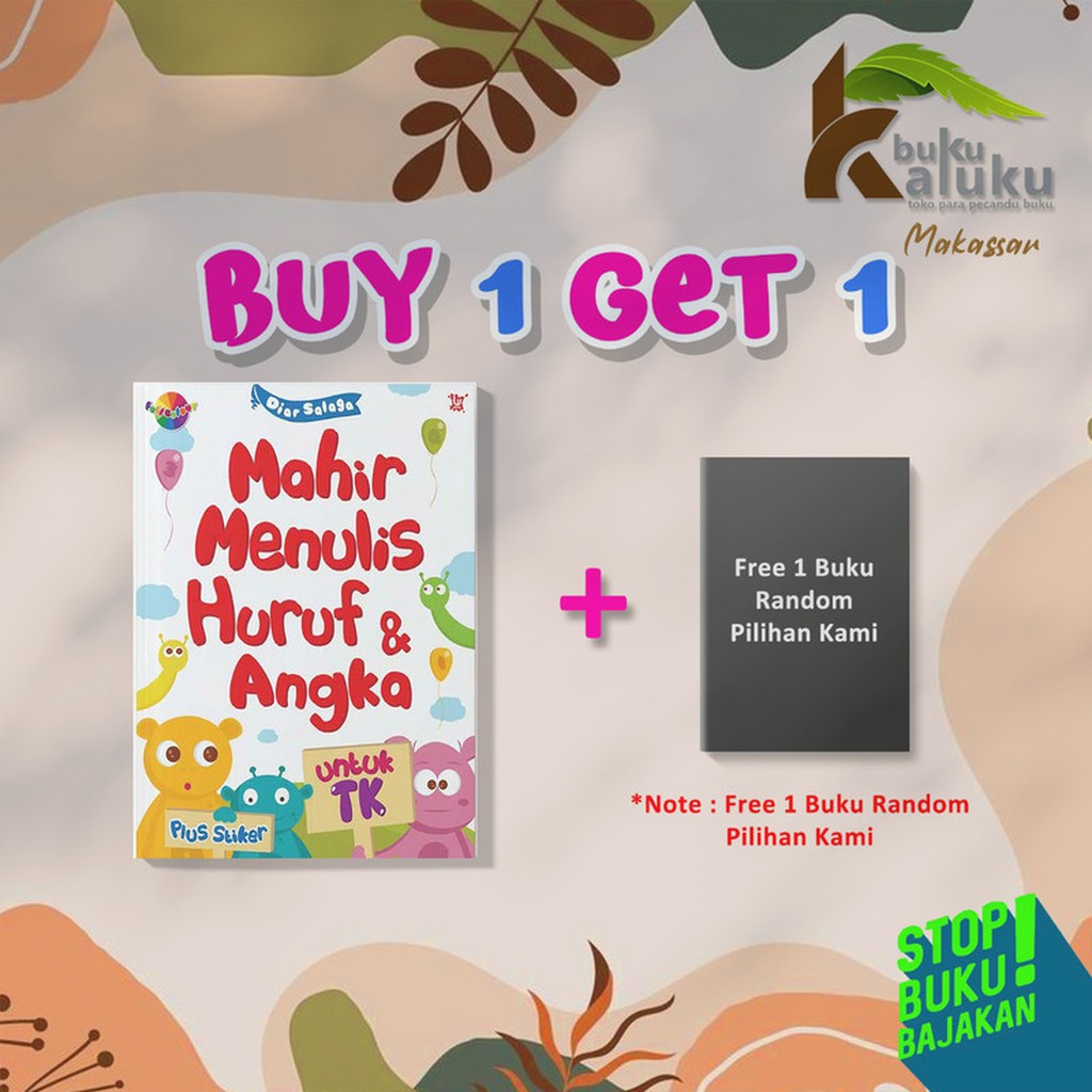 Jual [ SALE ] BUKU ANAK - MAHIR MENULIS HURUF & ANGKA ( PLUS STIKER ...