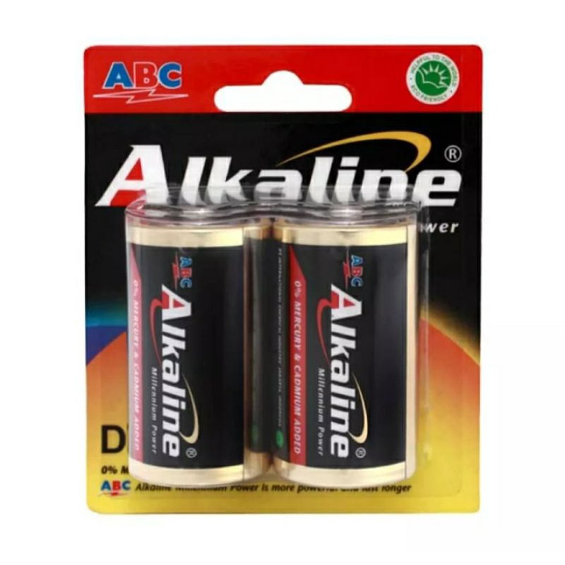 Jual (Alkaline) BATERAI / BATTERAI / BATTERY ABC ALKALINE TYPE D LR20 1