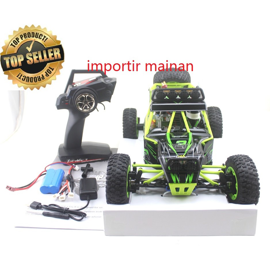 Jual rc car WLtoys 12427 112 waterproof 2.4ghz full proportional RTR