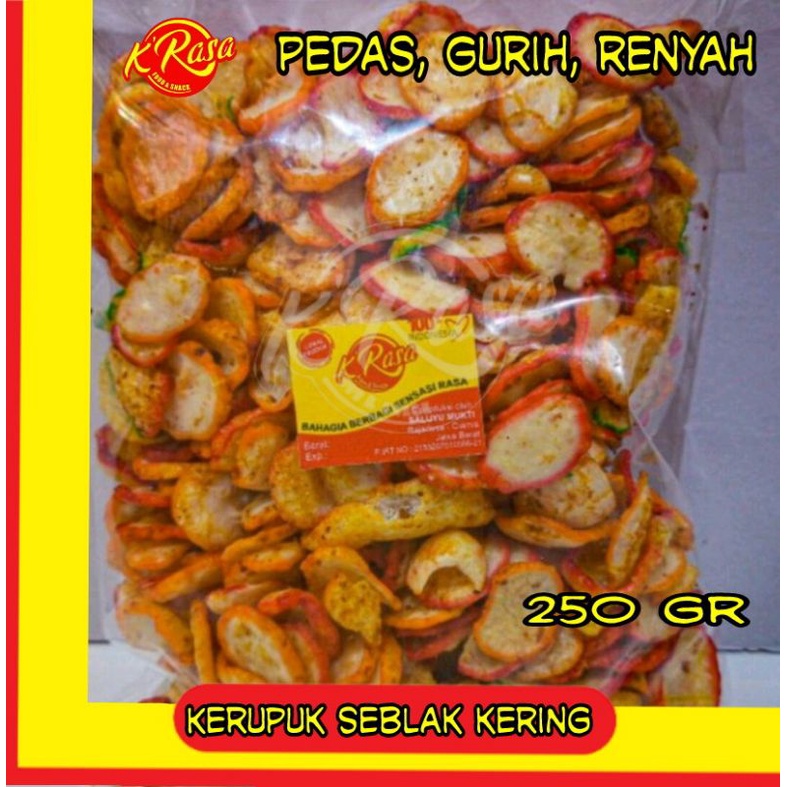 Jual Seblak Kering Pedas 250 Gr Seblak Kencur Kerupuk Seblak Enak