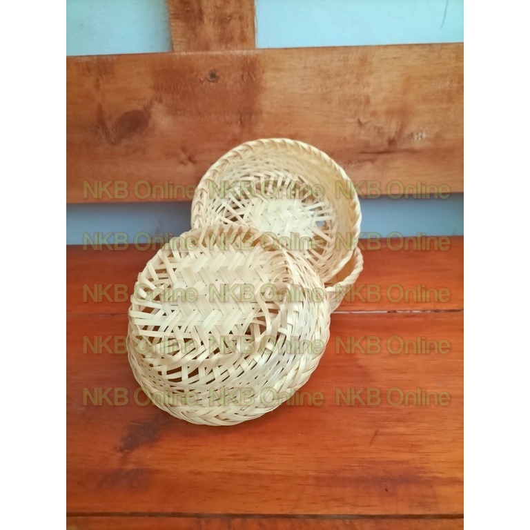 Jual Keranjang Bambu Sedang Kemasan Sovenir Pernikahan Dari Anyaman Bambu Sangat Lucu And Cantik 6408