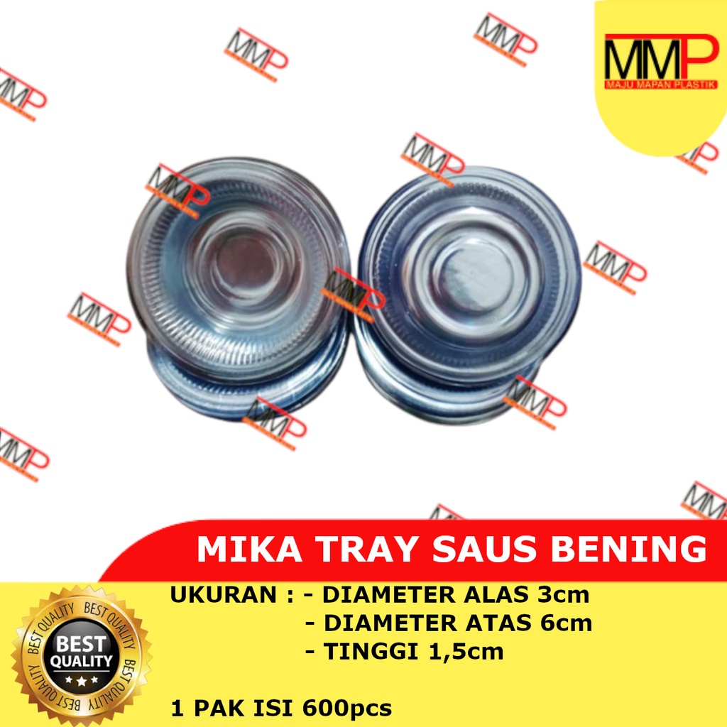 Jual Mika Tray Saos Bening Lepek Sambal Cup Saos Isi 600pcs Shopee Indonesia 0426