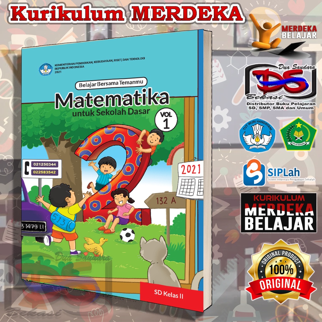 Jual Buku Siswa MATEMATIKA Vol 1 Kelas 2 SD Kurikulum Merdeka 2022 ...