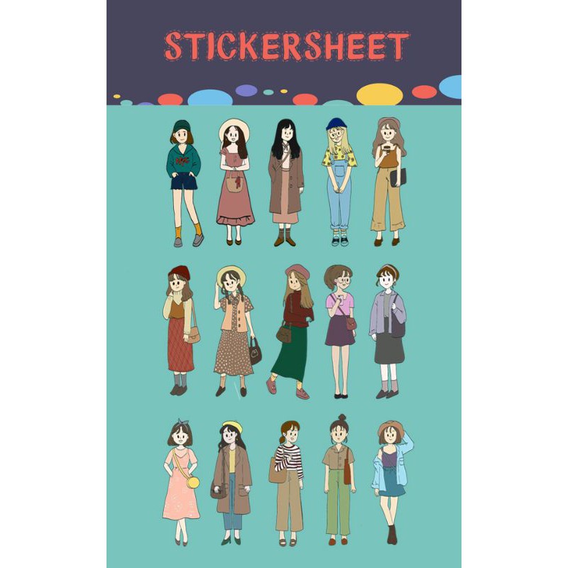 Jual Stickersheet Sibbil | Shopee Indonesia