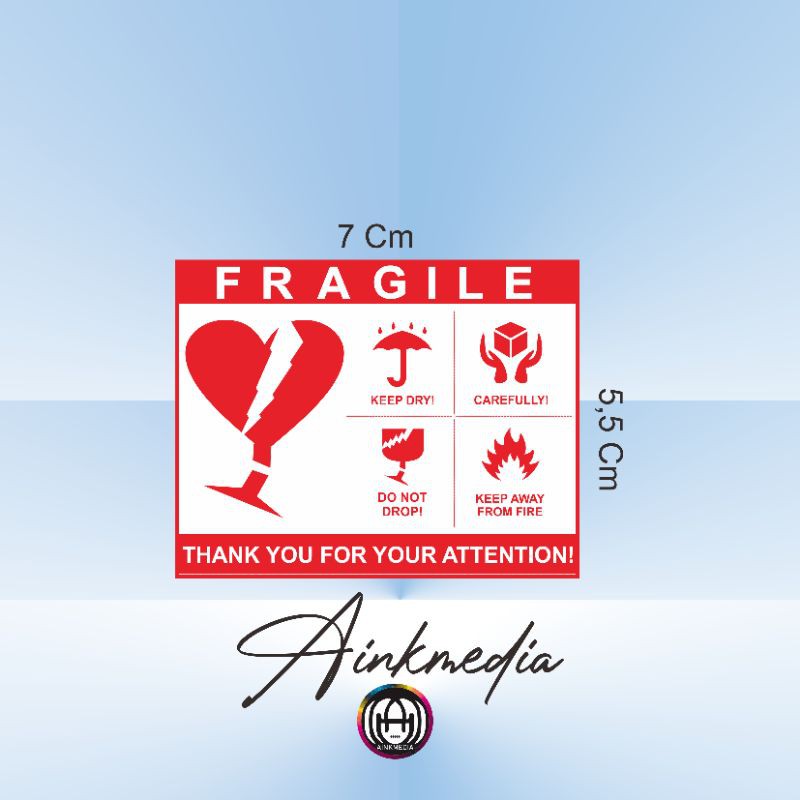 Jual Stiker Pengiriman Fragile Unique | Shopee Indonesia