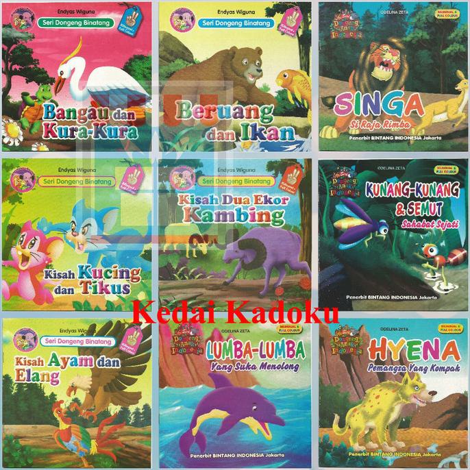 Jual Buku Anak Buku Cerita Bergambar Seri Dongeng Bilingual Full Colour ...