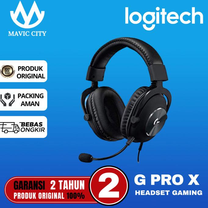 Jual Headphone I Headset Gaming Logitech G Pro X - Garansi Resmi 2Th