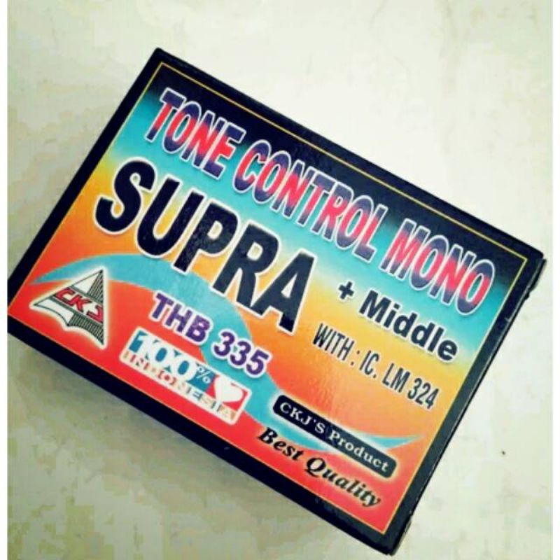 Jual Tone Control tone kontrol Mono SUPRA Plus Midle THB 335 by CKJ ...