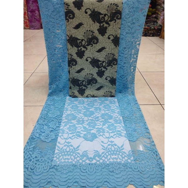 Jual Set Kain Renda Semiprancis + Kain Batik ( CHAT ADMIN) | Shopee ...