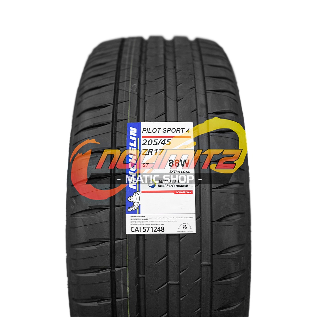 Jual Ban Mobil Michelin Pilot Sport 4 205 45 R17 Shopee Indonesia