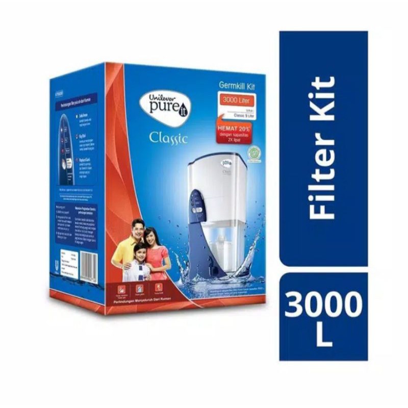 Jual FILTER PURE IT 1500 L / 3000 L Germkill Kit Original | Shopee ...