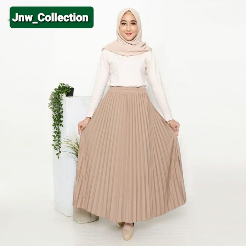 Jual JNW-ROK PLISKET PREMIUM 256A BAHAN HYGET BAGUS DAN TEBAL / ROK ...