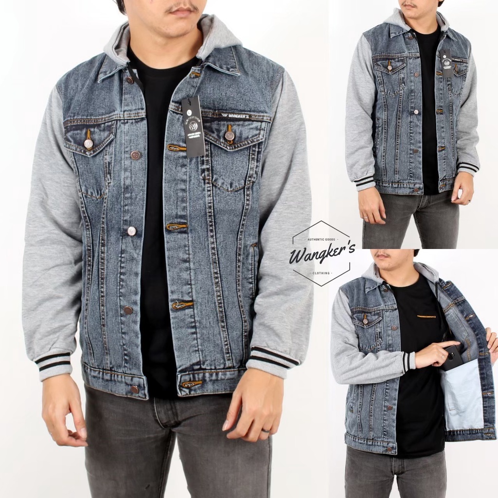 Jaket denim cheap levis pria