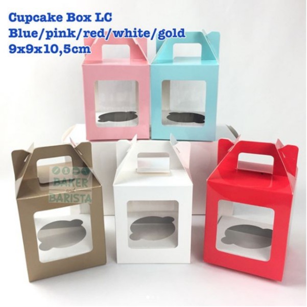 Jual Cupcake Box Satuan 10pc Local   Dus Cupcake Satuan 1 Pack Isi 