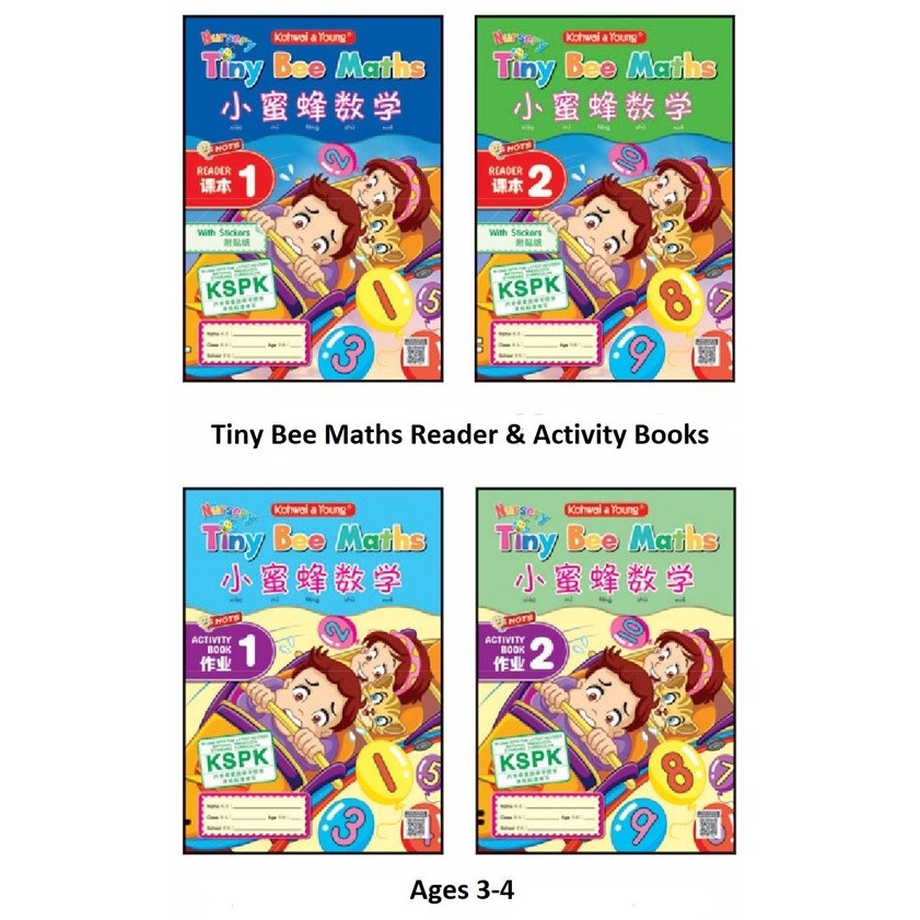 Jual Tiny Bee Mathematics Maths Book for Preschool Kindergarten ...