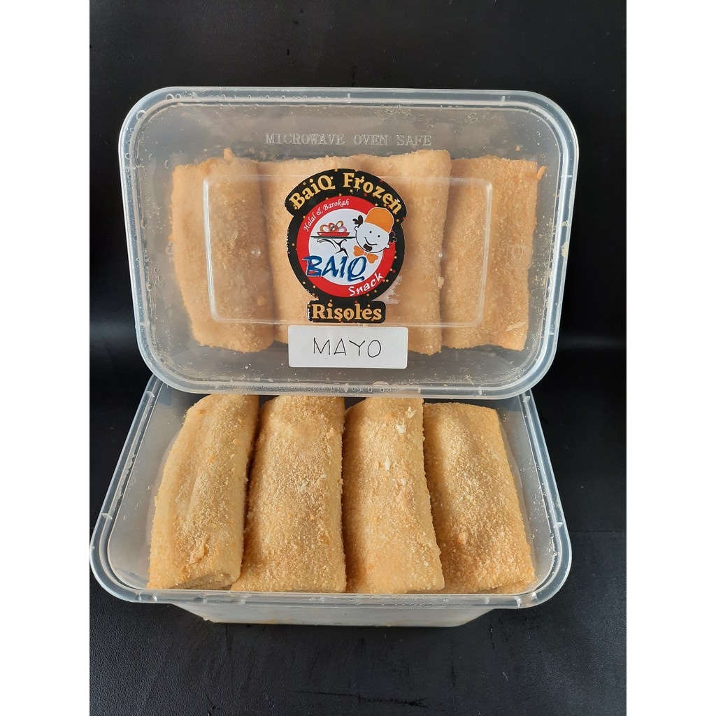 Jual Baiq Frozen Risol Mayo Frozen Berat 500 gr 1 pack isi 10 | Shopee ...