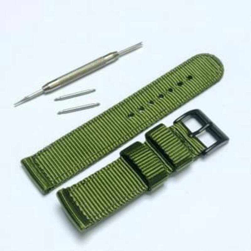 Jual Tali Jam Tangan Canvas Chipo Mm Original Strap Watchnylon Hijau