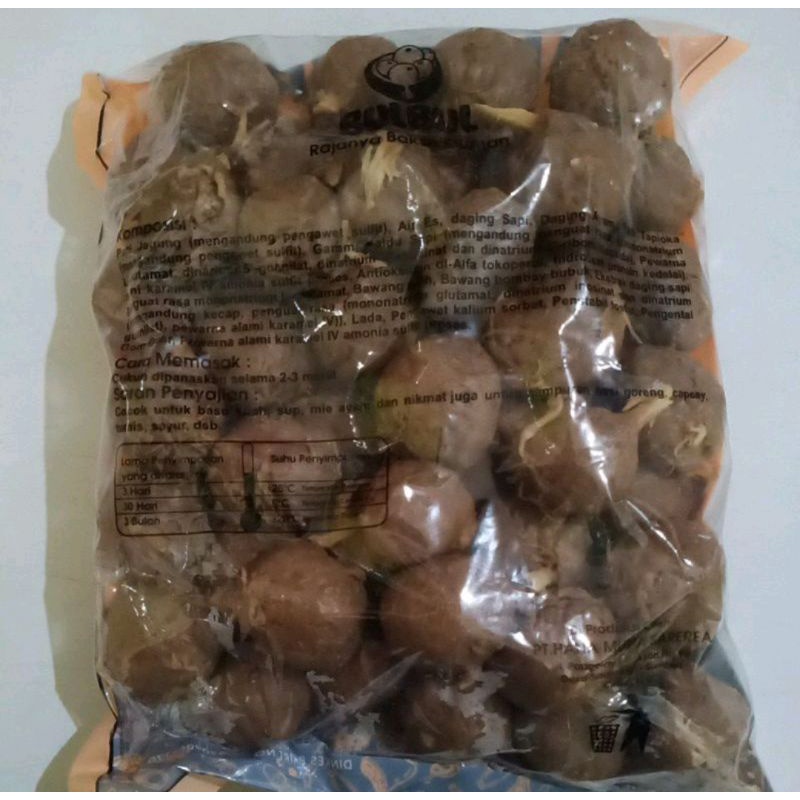 Jual Bakso Viral Bakso Bulbul Daging Sapi Isi 50 Pcs Shopee Indonesia