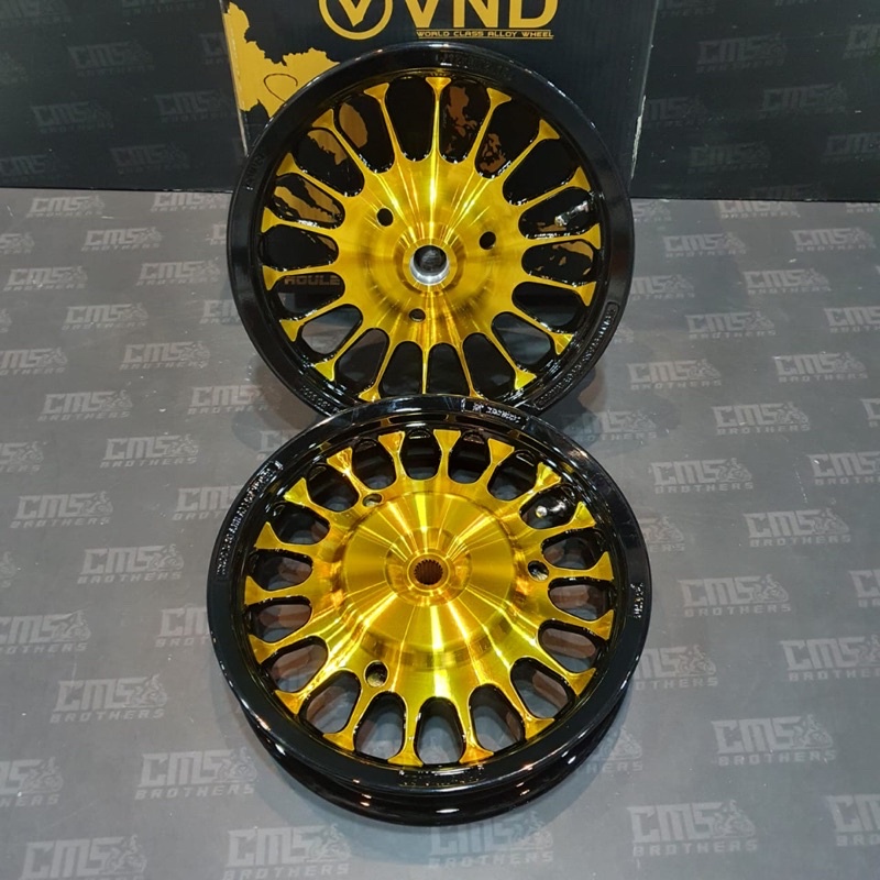 Jual Velg Velek Racing VND Roulette Ring 12 Honda New Scoopy 2020 Black ...