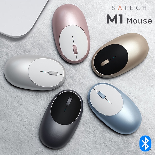 Jual Satechi M1 Aluminum Mouse, Bluetooth Wireless Rechargable Macbook ...