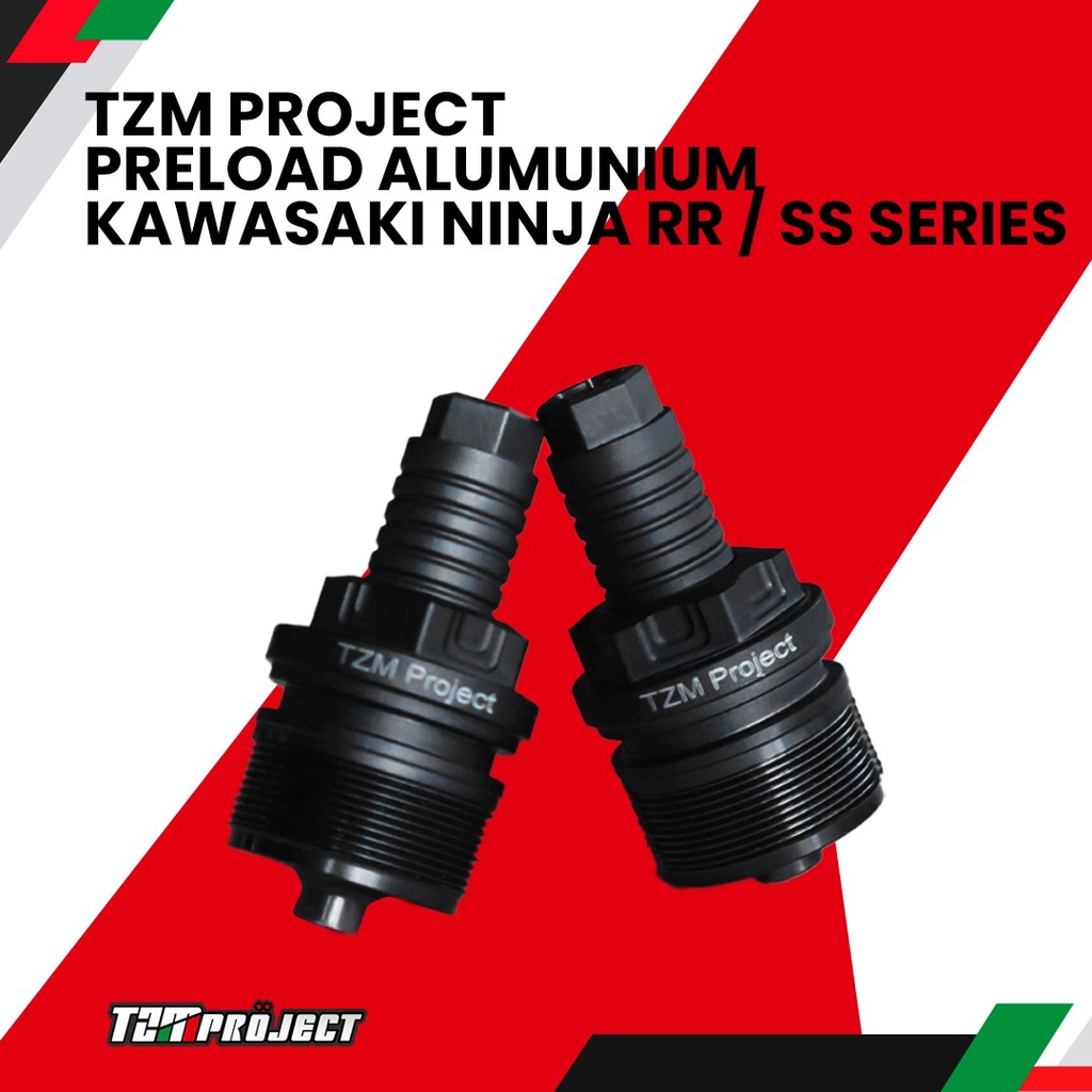 Jual TZM Project Preload Alumunium Deep Black for Kawasaki Ninja Rr ...