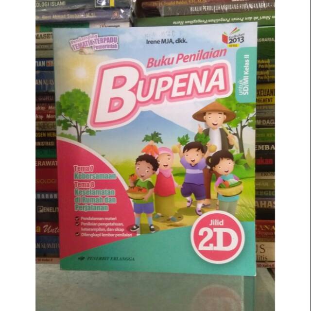 Jual BUPENA 2D SD Kelas 2 kurikulum 2013 Penerbit Erlangga | Shopee ...