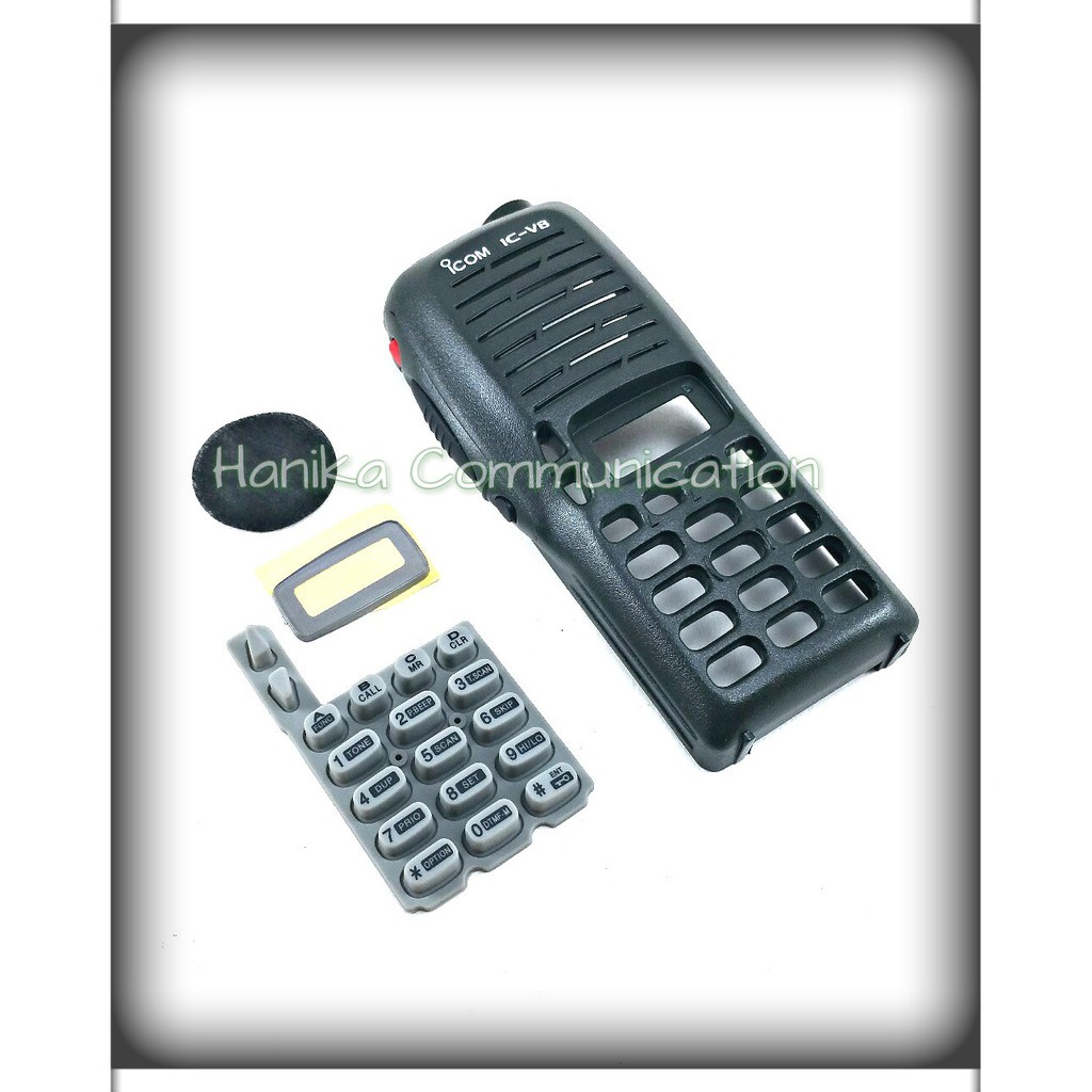 Jual Set Casing Kompatibel IC-V8 HT Icom ICV8 Kesing V8 Kasing Kaca ...