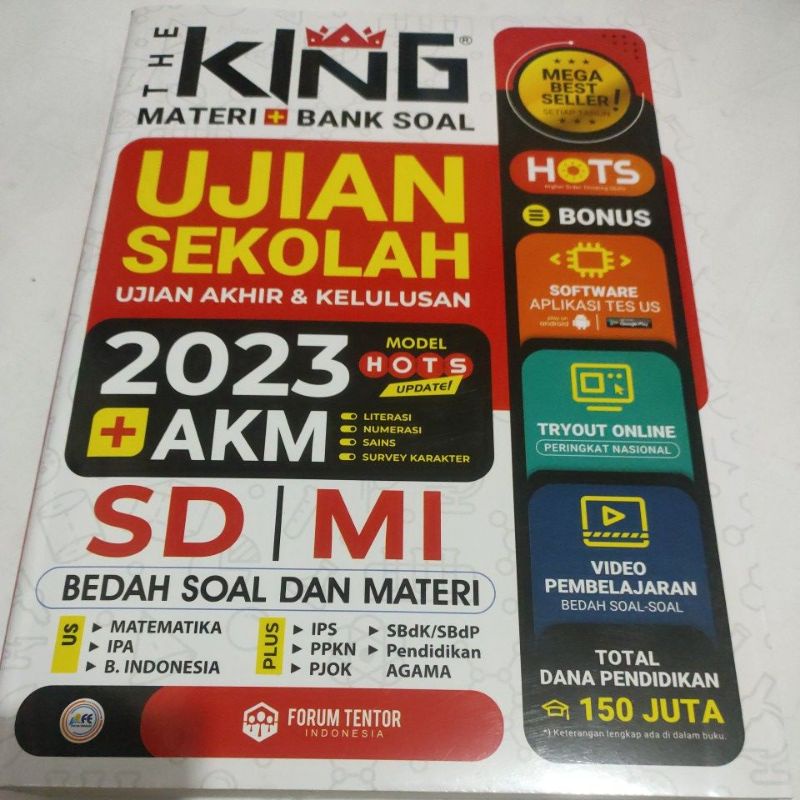 Jual JUAL CEPAT BUKU THE KING MATERI BANK SOAL UJIAN SEKOLAH AKHIR DAN ...