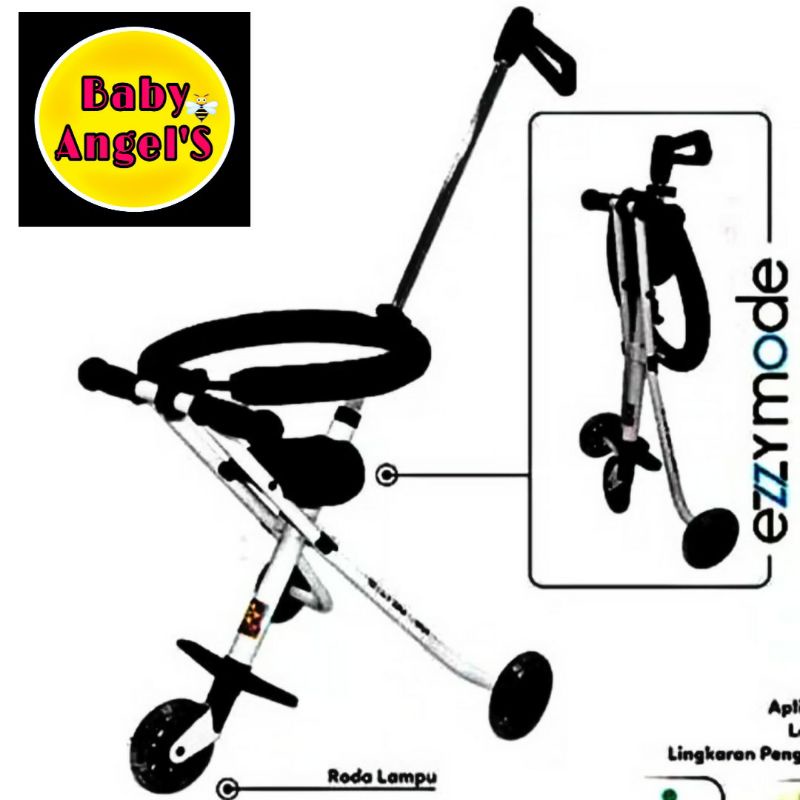 Jual Ezzy Baby Stroller Roda 3 Portable Kursi Dorong Bayi Lipat Kereta ...