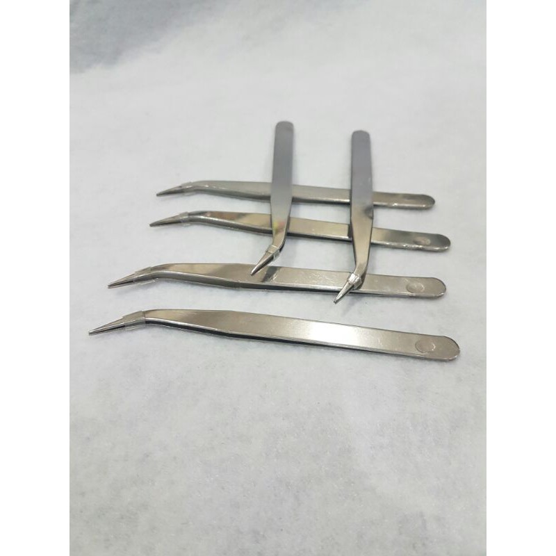 Jual pingset bengkok/pingset benang/penjepit pingset (1pcs) | Shopee ...
