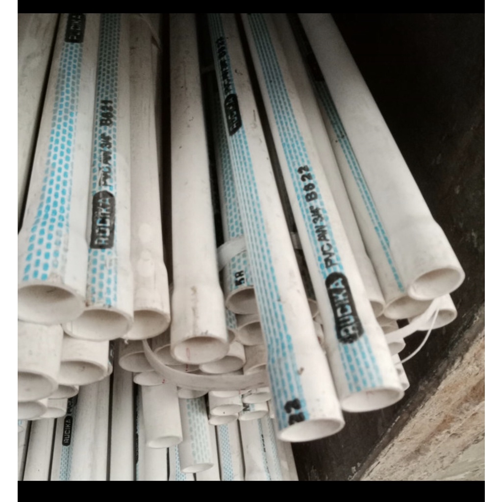 Jual pipa pvc aw 1 inch RUCIKA PUTIH STANDAR panjang 4 meter | Shopee ...