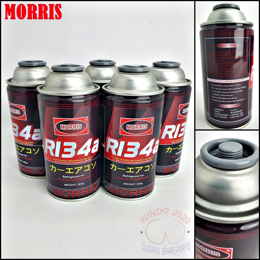 Jual FREON R134 KALENG FREON KULKAS MOBIL R134 KEMASAN KALENG MERK ...
